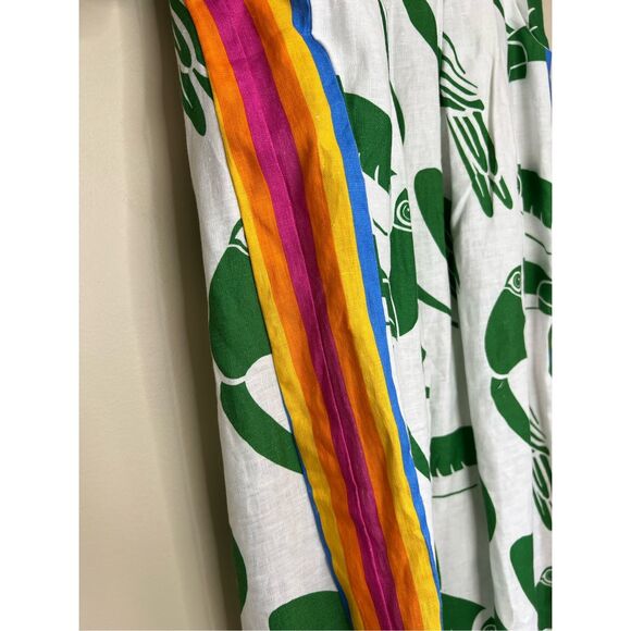 Farm Rio Toucans Linen Pants - Picture 5 of 6